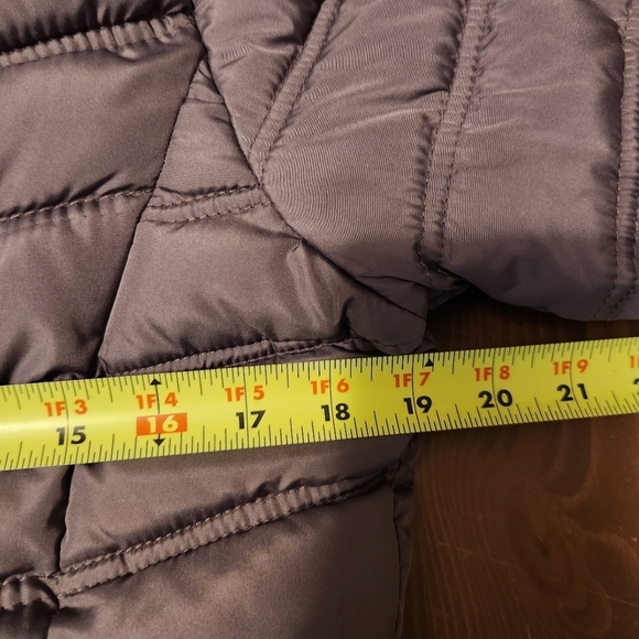 US POLO ASSN New York Womens Jacket Size S With Furry Removeable Hood Grey - Picture 10 of 16